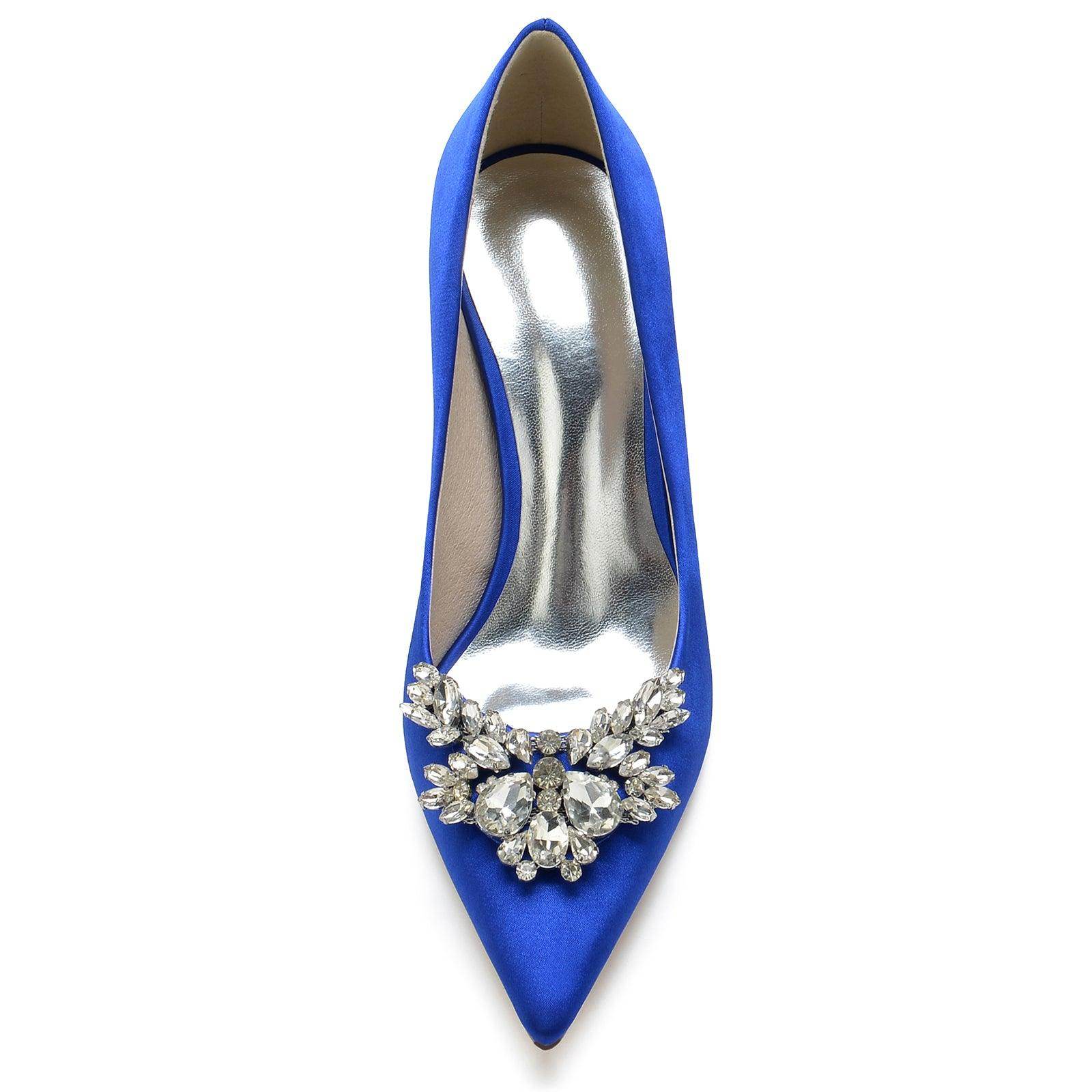 Stiletto Heel 8.5cm Silk-Like Shoes CK0150