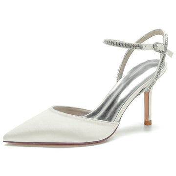 Stiletto Heel 8.5cm Silk-Like Shoes CK0159