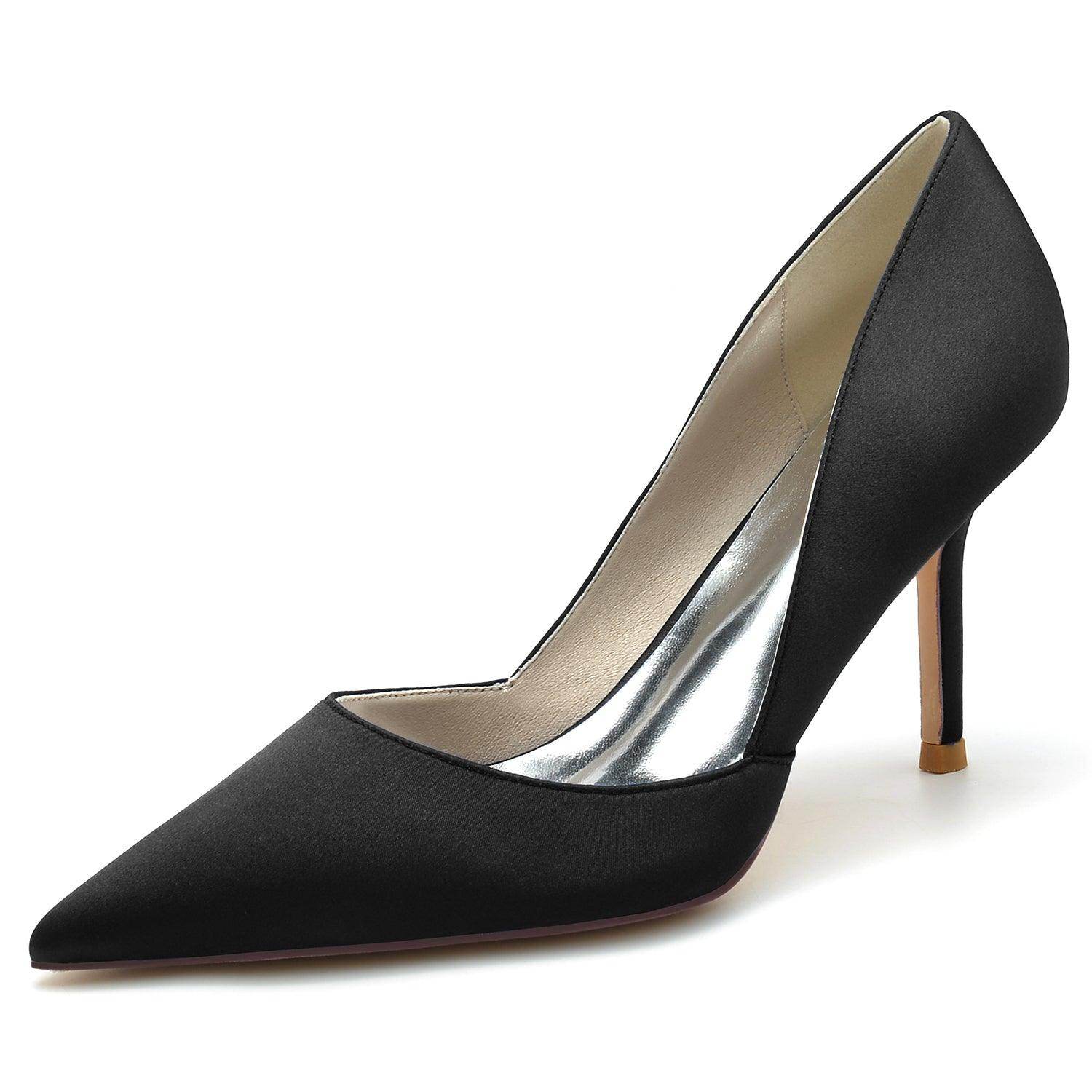 Stiletto Heel 8.5cm Silk-Like Shoes CK0160
