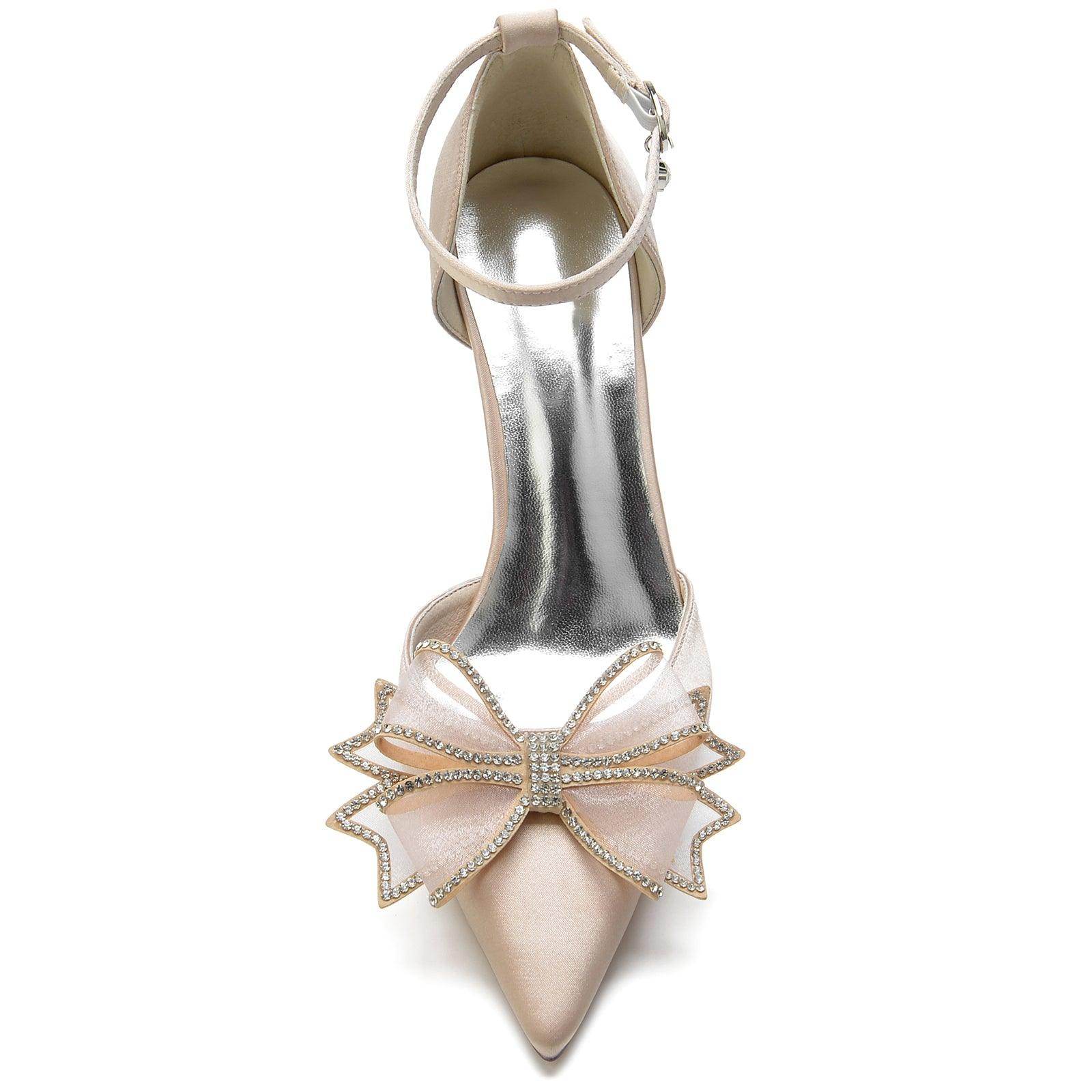 Stiletto Heel 8.5cm Silk-Like Shoes CK0170