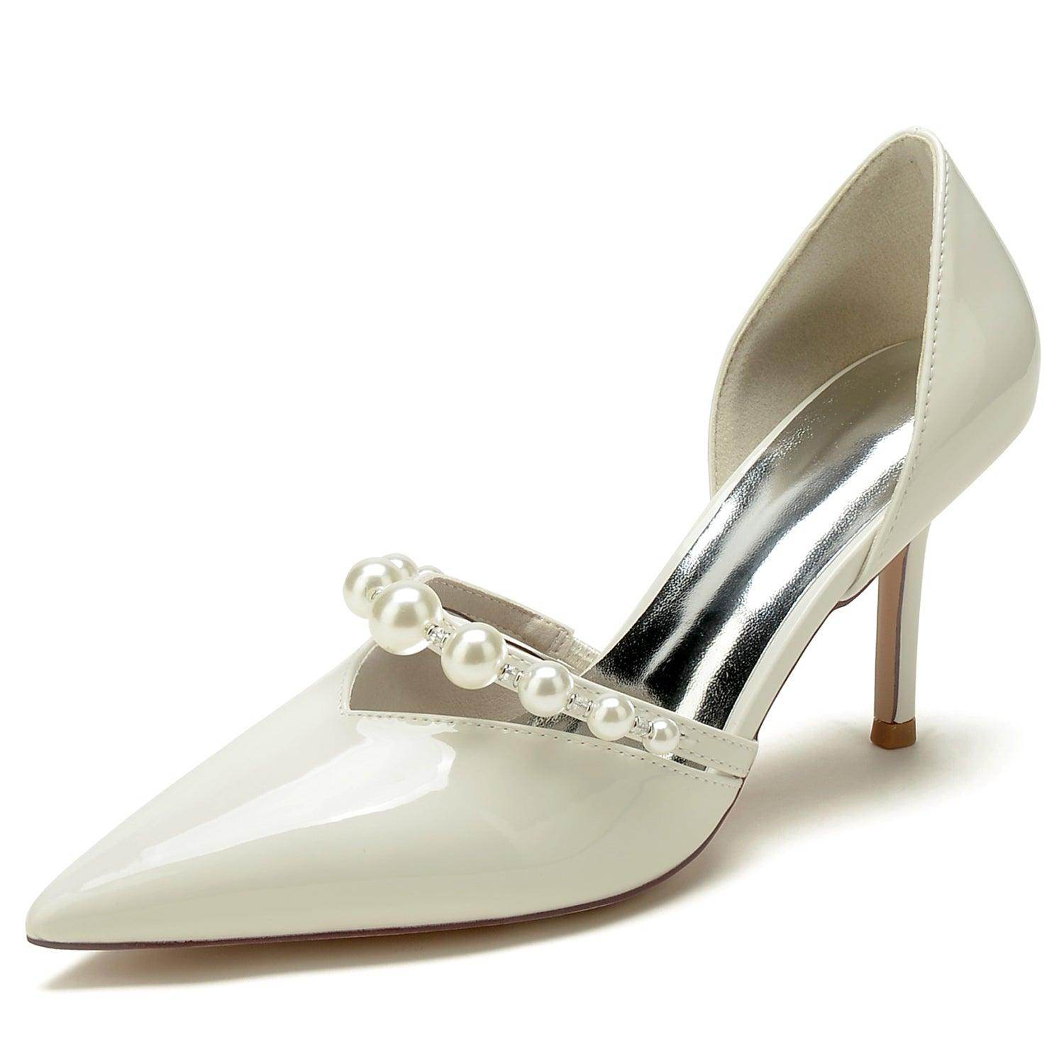 Stiletto Heel 8.5cm Patent Leather Shoes CK0178