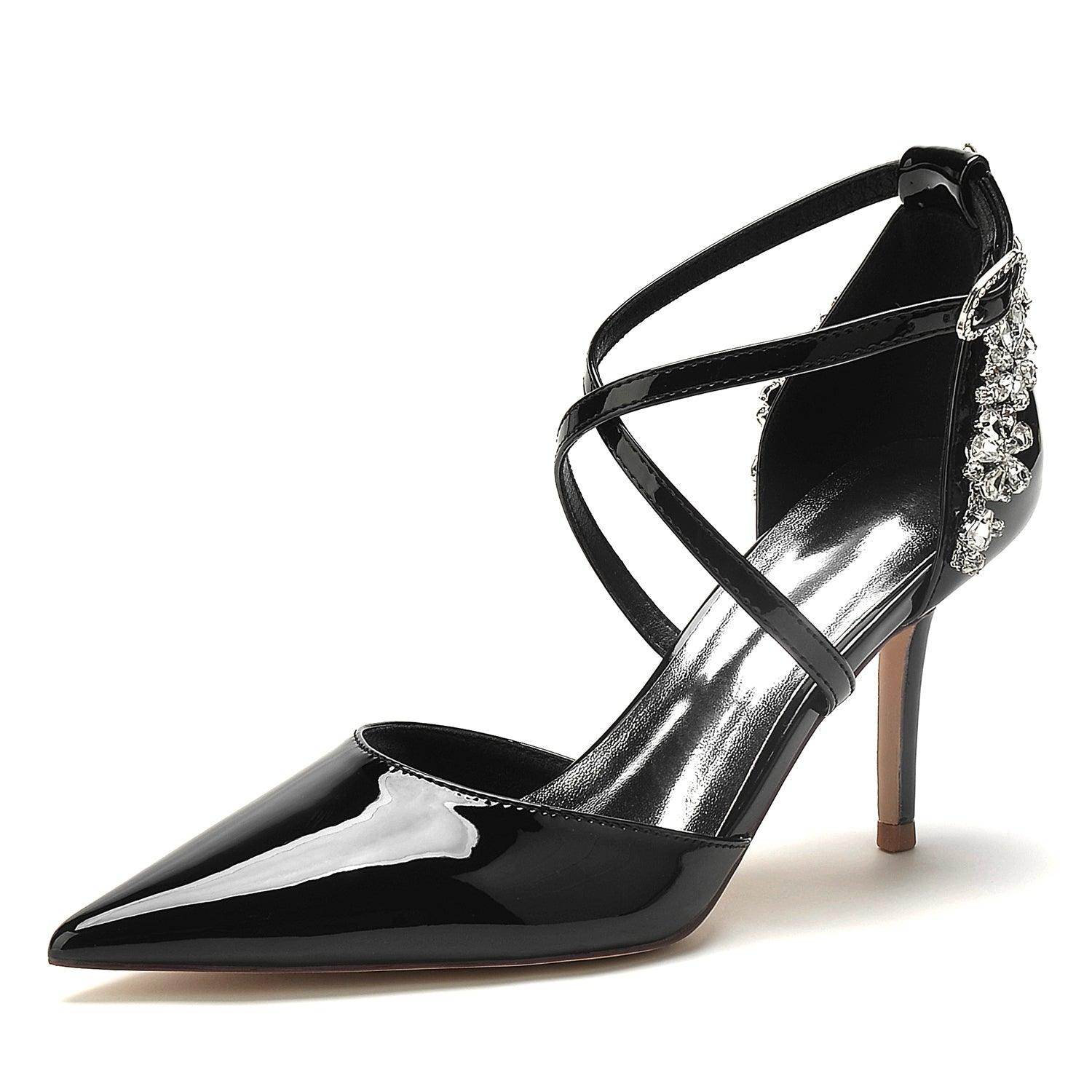 Stiletto Heel 8.5cm Patent Leather Shoes CK0179