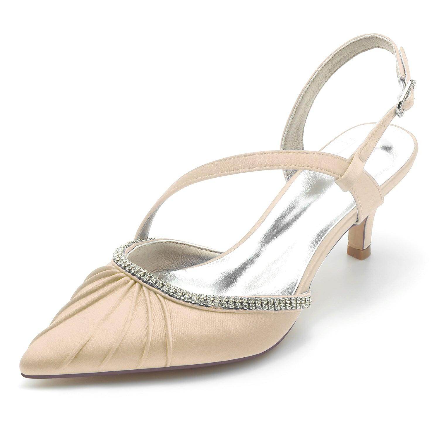 Stiletto Heel 6cm Silk-Like Shoes CK0205