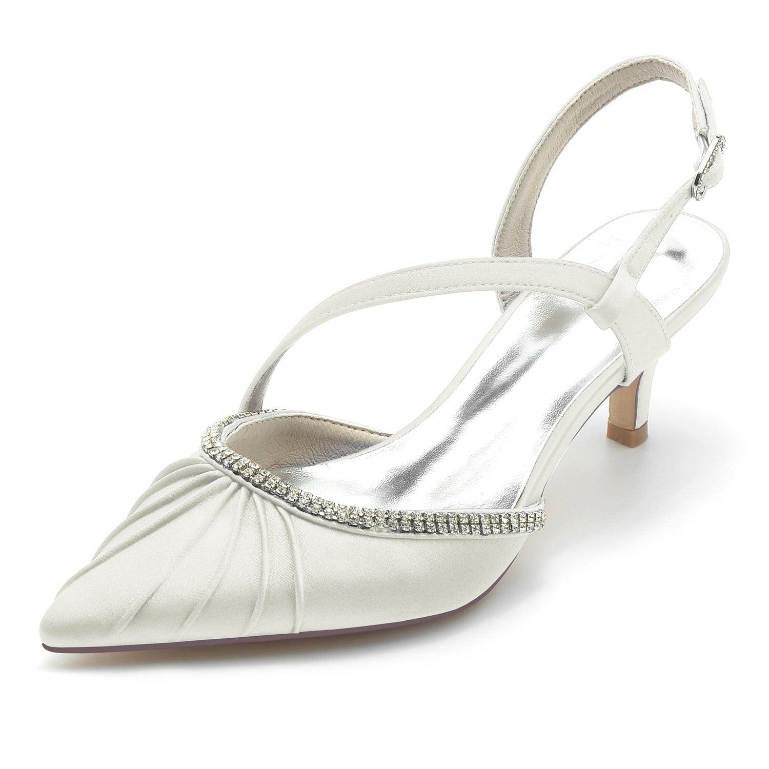 Stiletto Heel 6cm Silk-Like Shoes CK0205