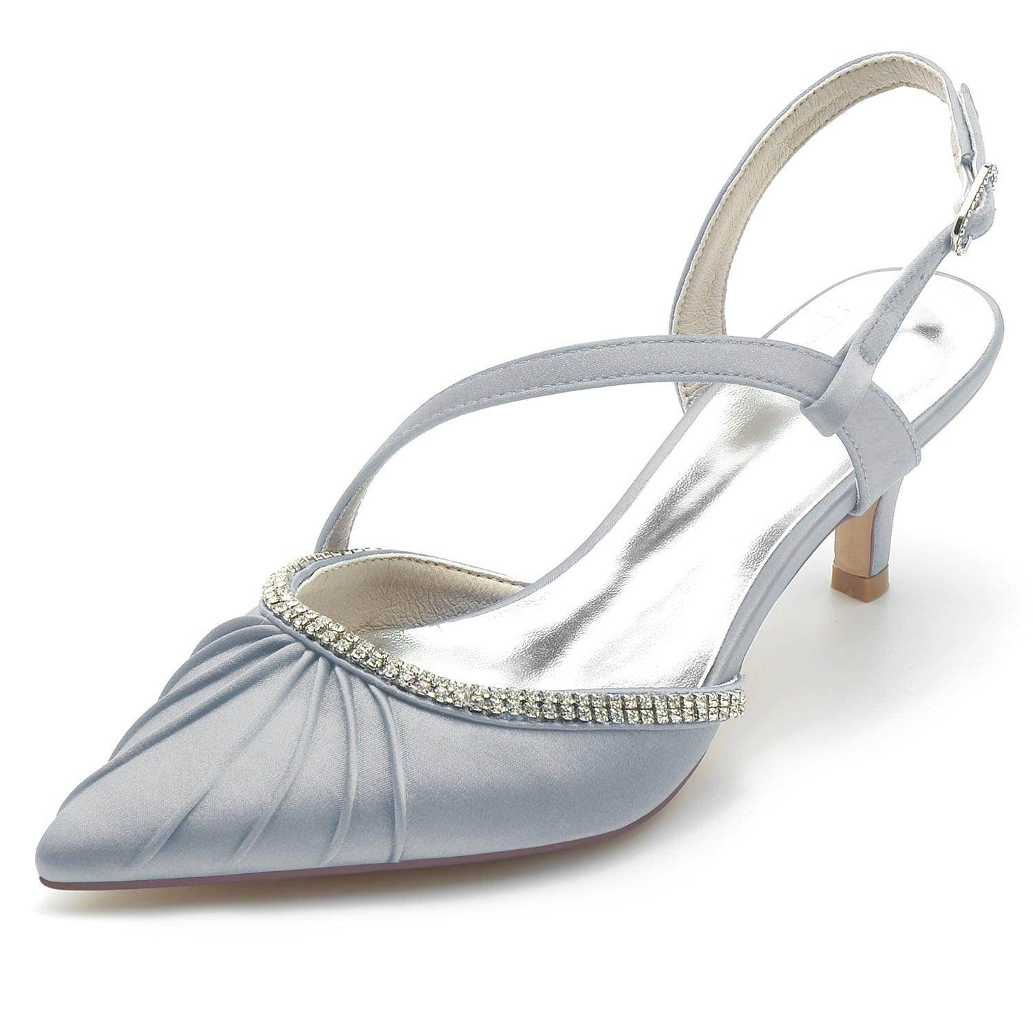 Stiletto Heel 6cm Silk-Like Shoes CK0205