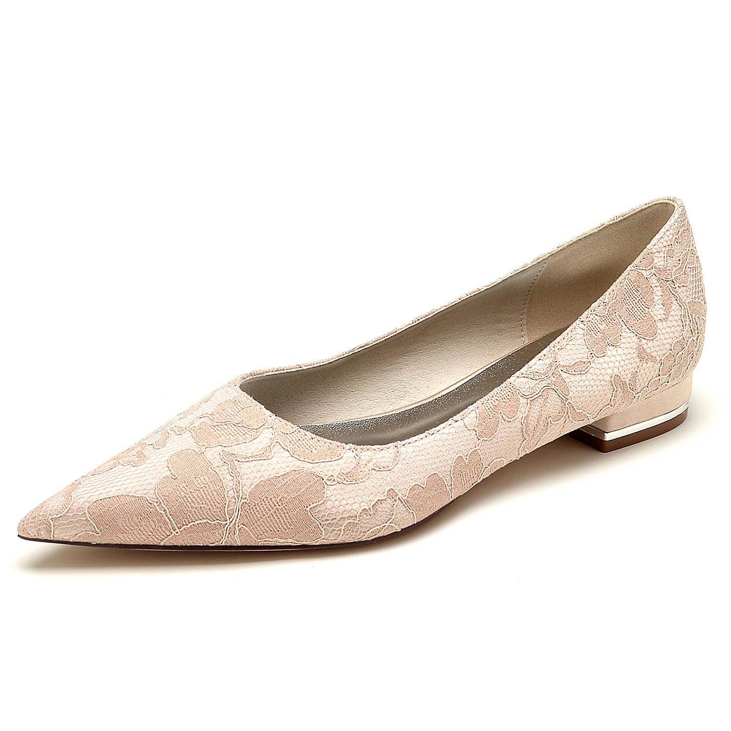 Flat Heel 2.5cm Lace Shoes CK0242