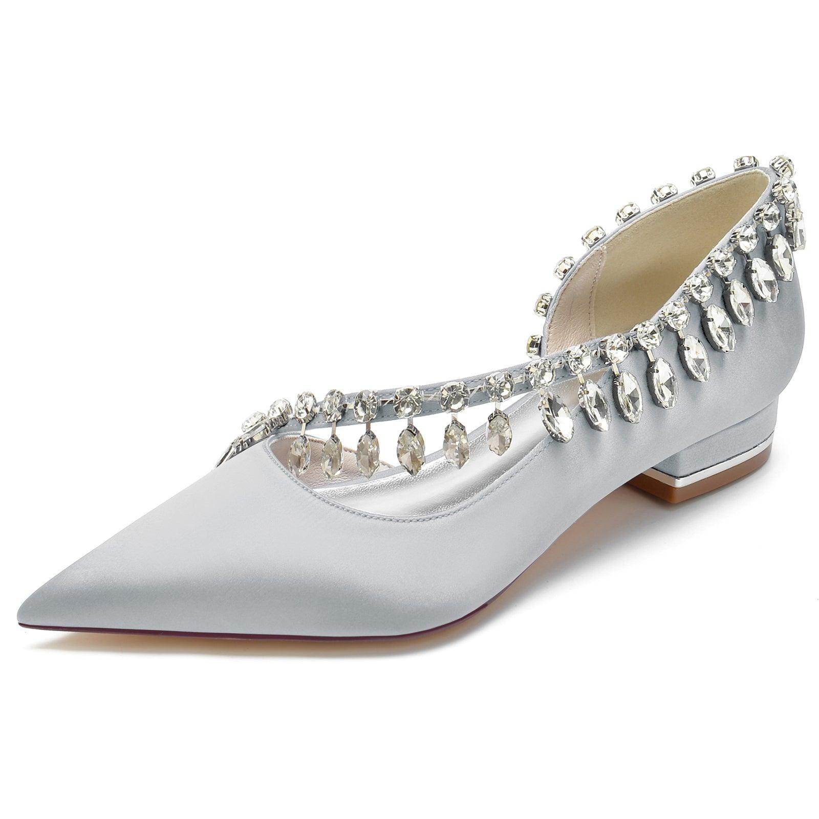 Flat Heel 2.5cm Silk-Like Shoes CK0257