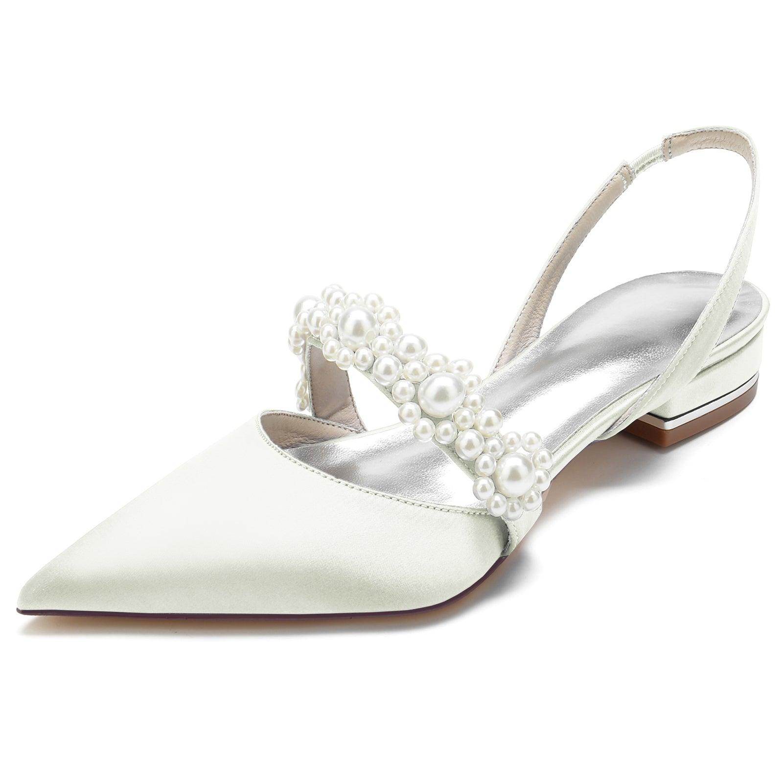 Flat Heel 2.5cm Silk-Like Shoes CK0271