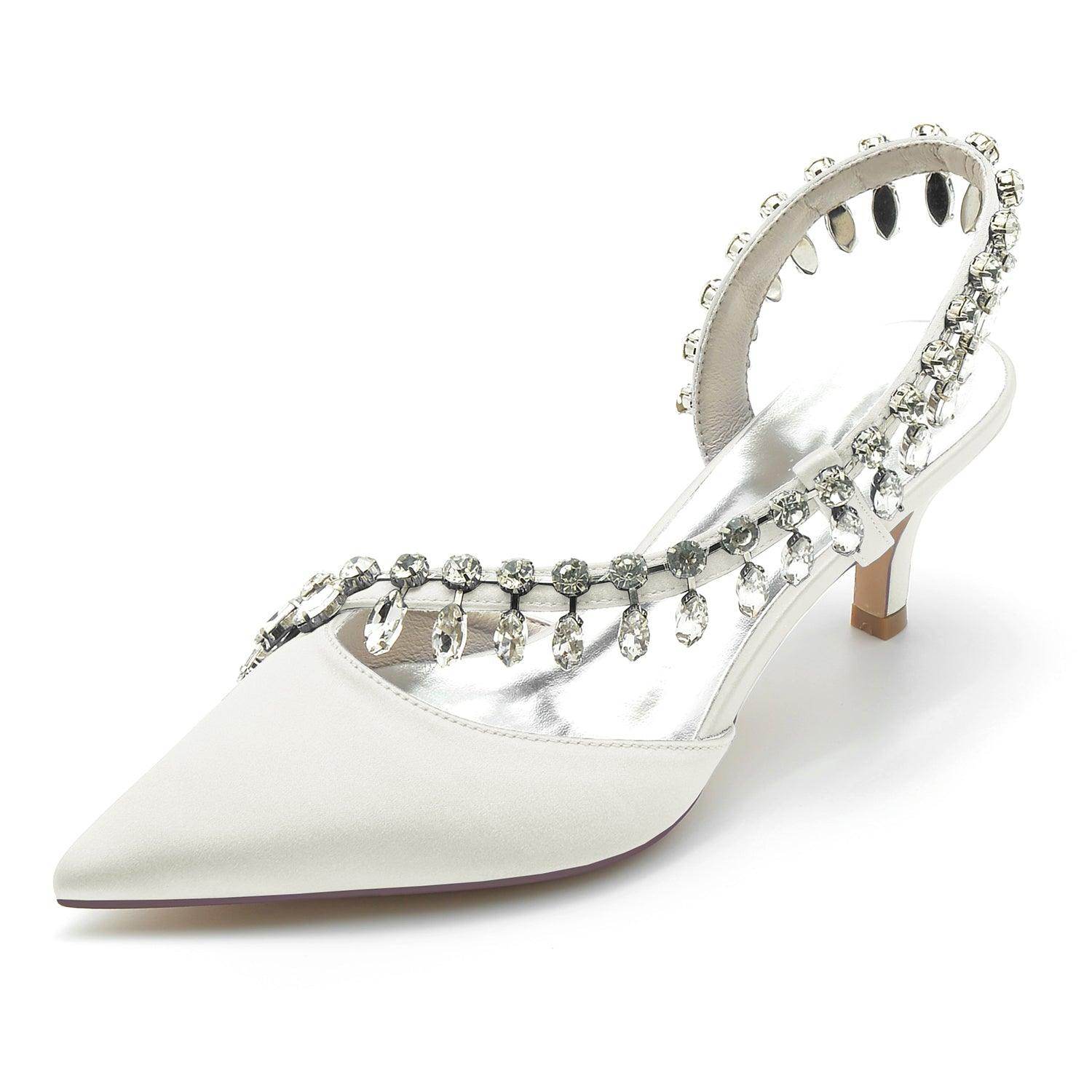 Stiletto Heel 6cm Silk-Like Shoes CK0359