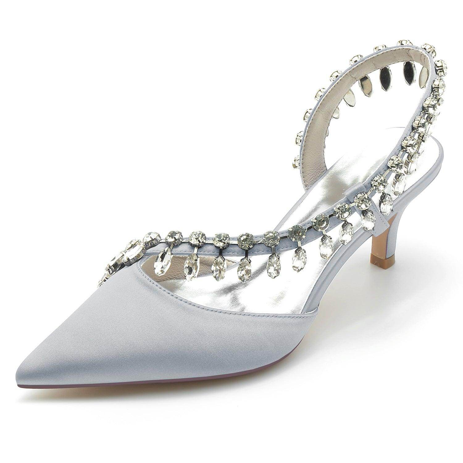 Stiletto Heel 6cm Silk-Like Shoes CK0359