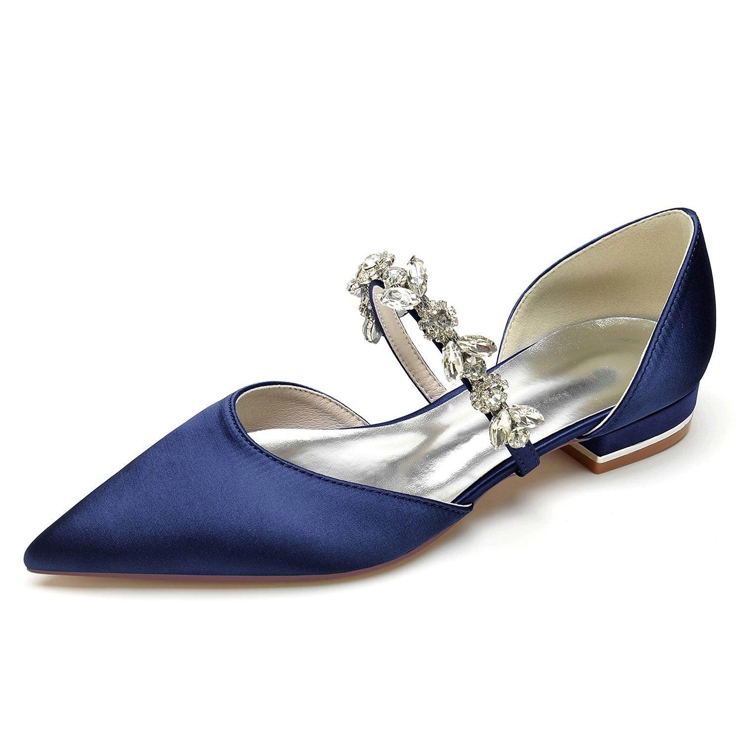 Flat Heel 2.5cm Silk-Like Shoes CK0363