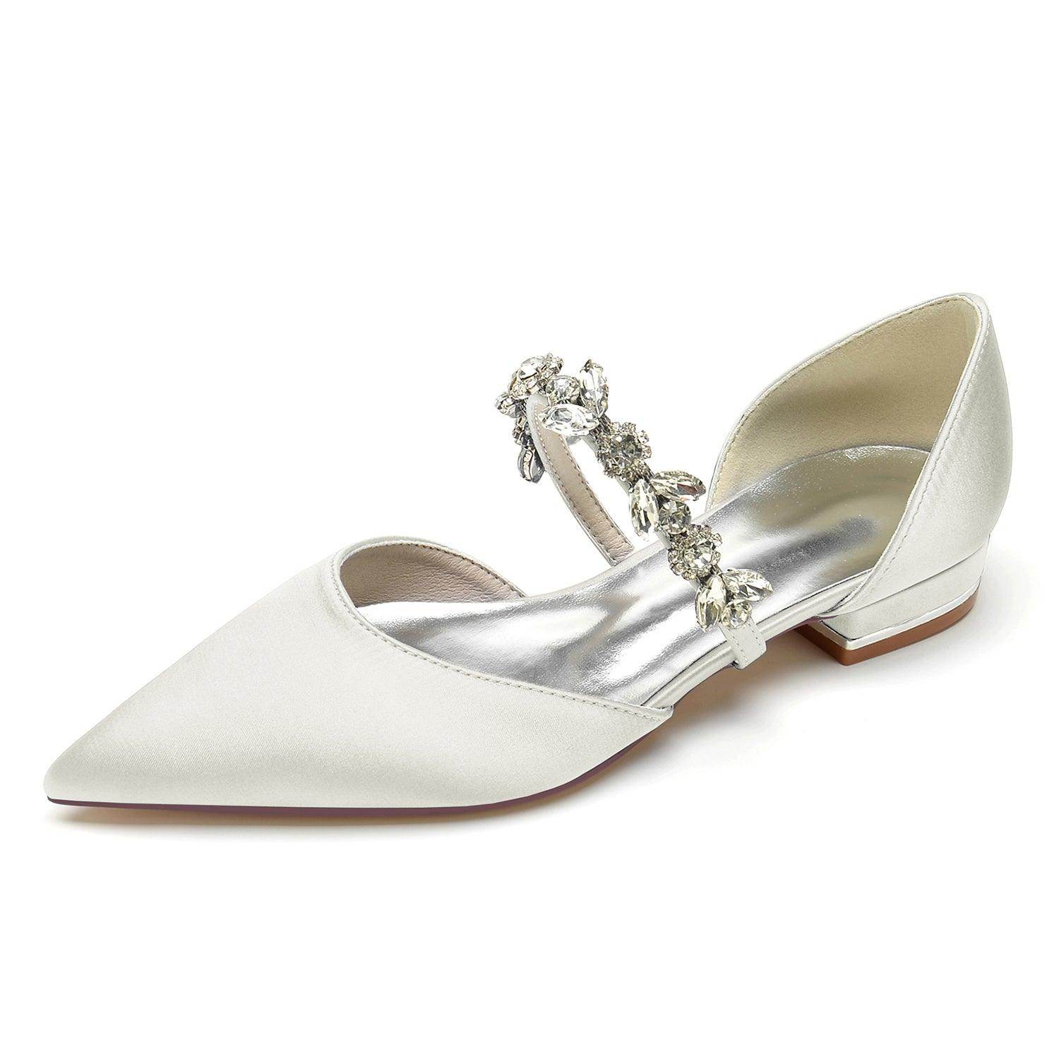 Flat Heel 2.5cm Silk-Like Shoes CK0363