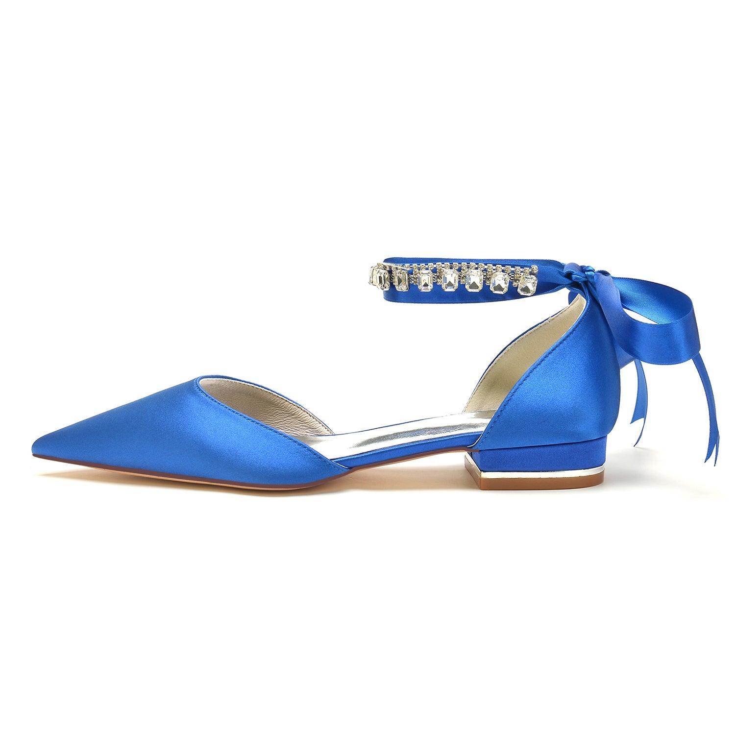 Flat Heel 2.5cm Silk-Like Shoes CK0365