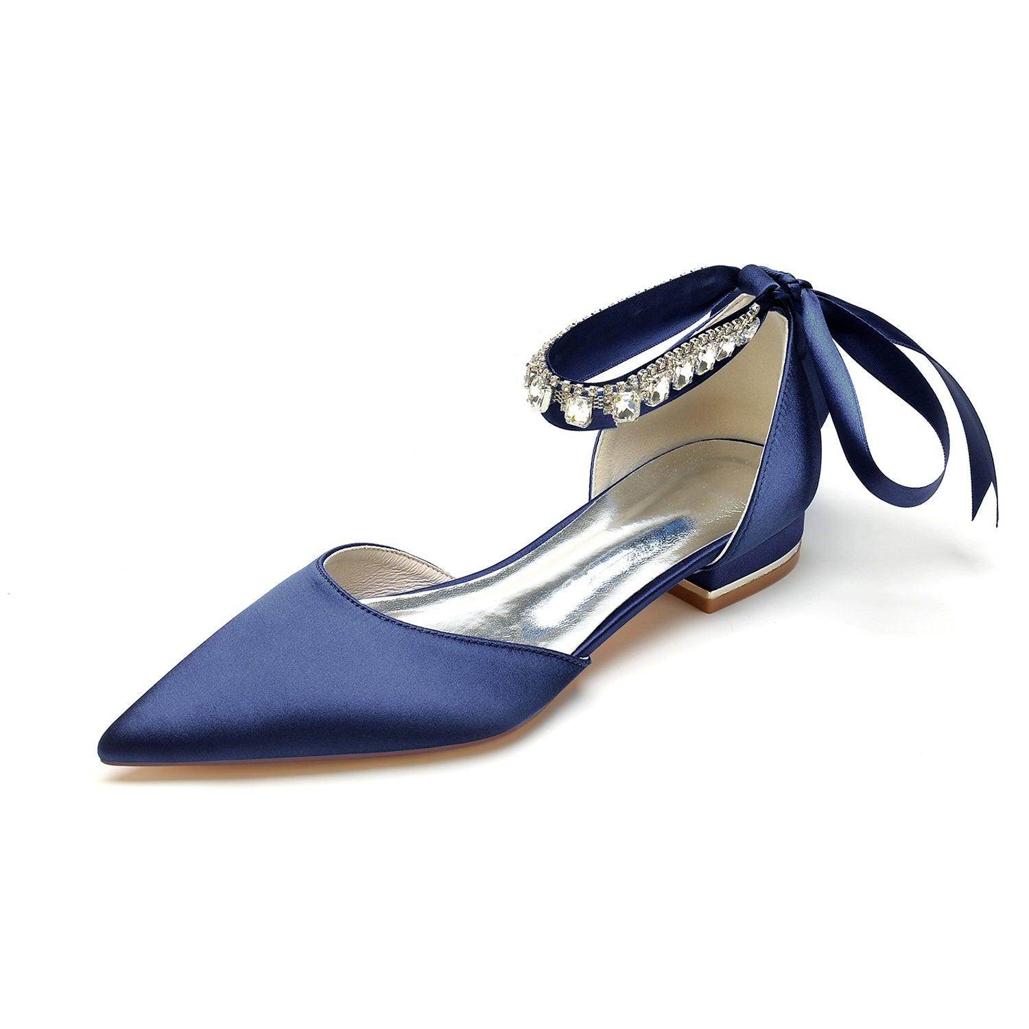 Flat Heel 2.5cm Silk-Like Shoes CK0365