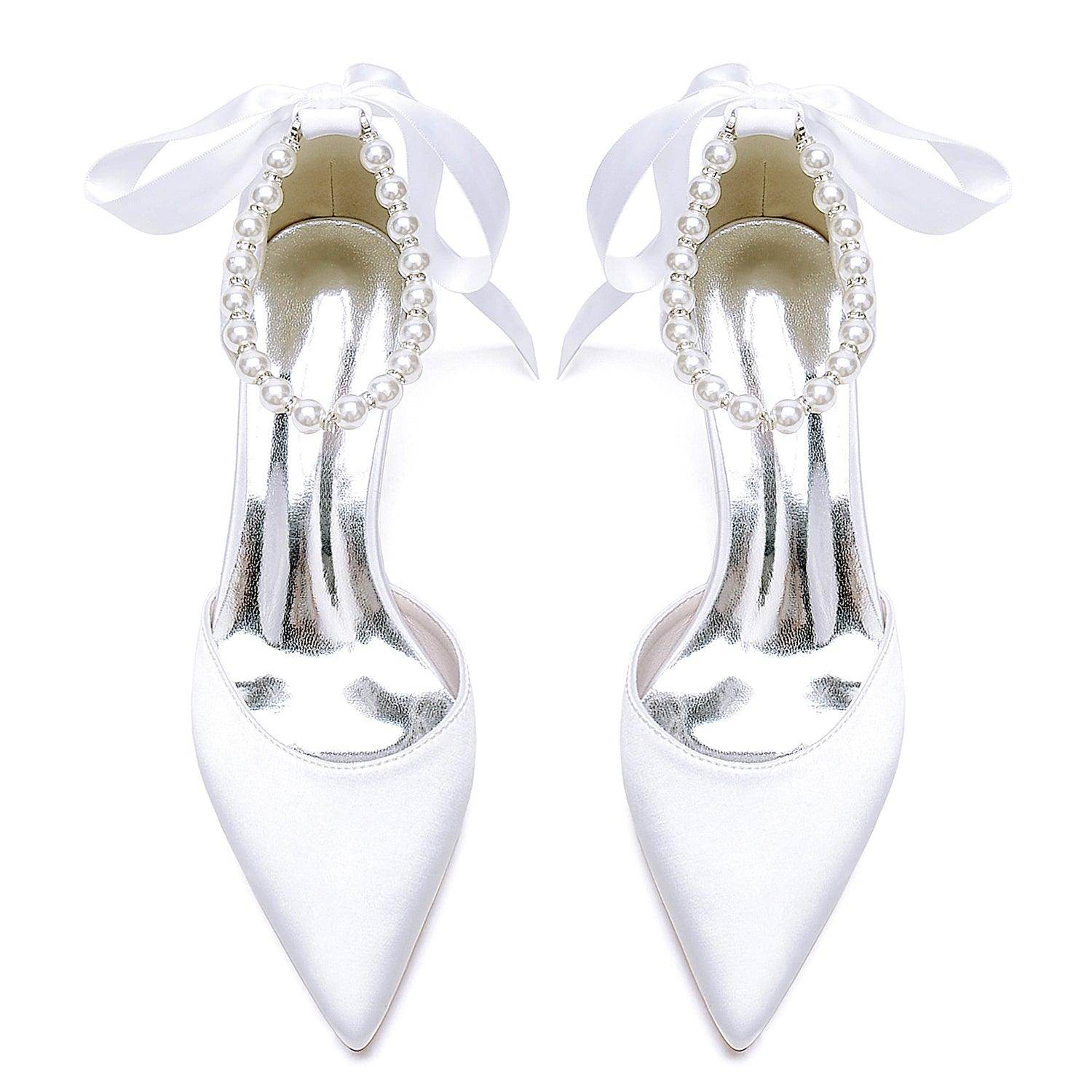 Stiletto Heel 6cm Silk-Like Shoes CK0420
