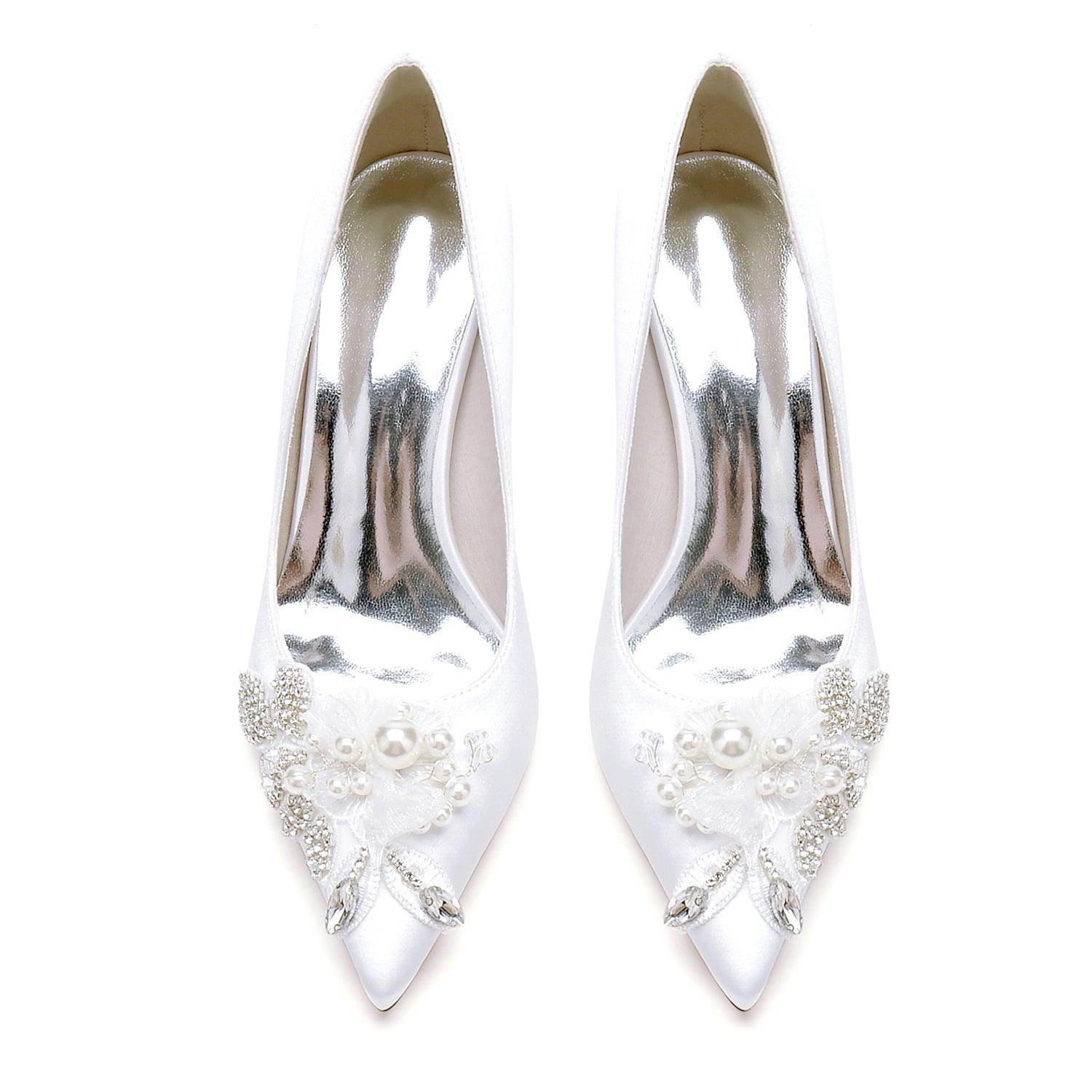 Stiletto Heel 6cm Silk-Like Shoes CK0426