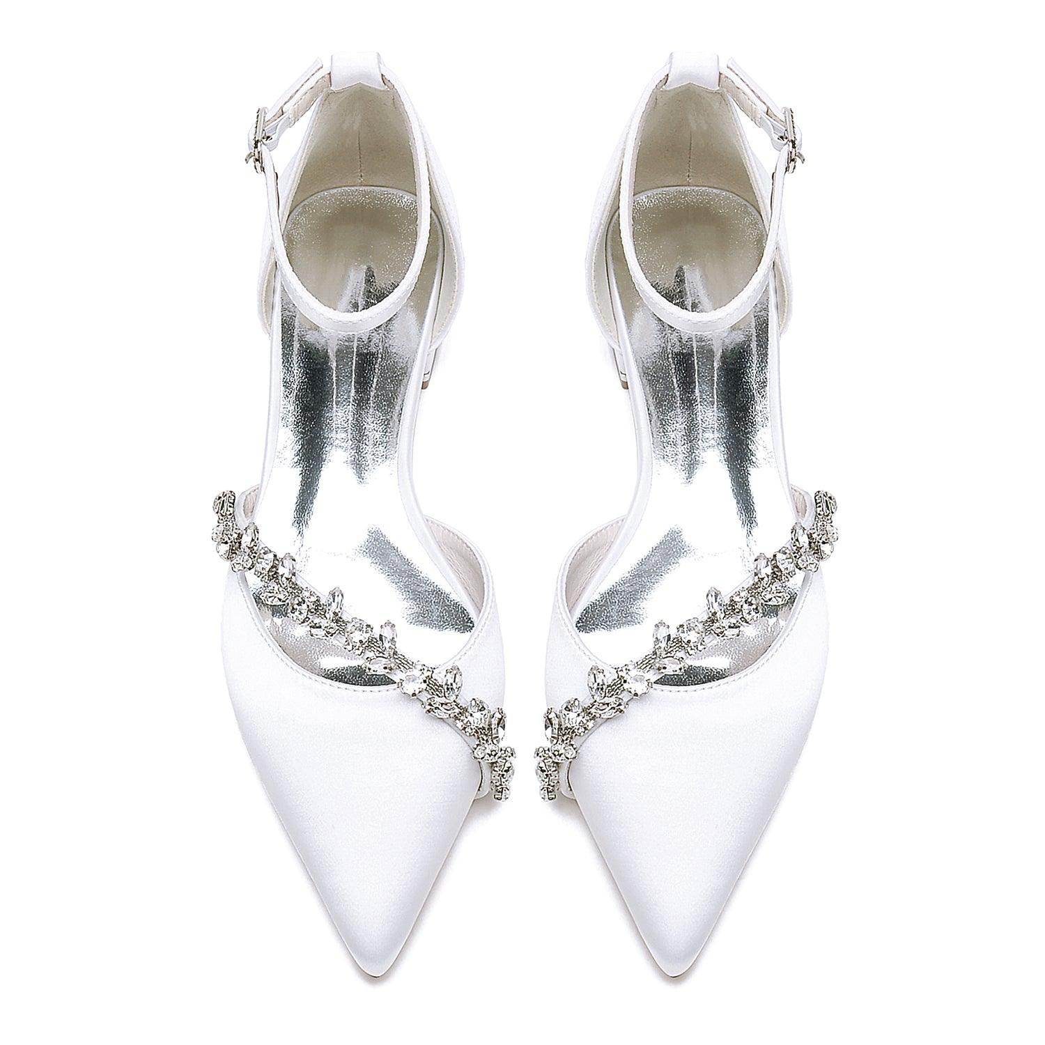 Flat Heel 2.5cm Silk-Like Shoes CK0431