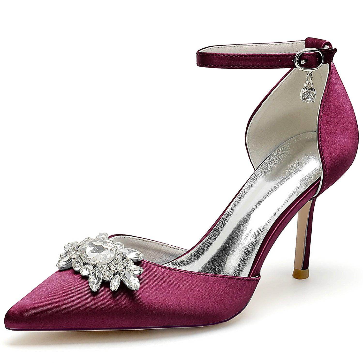 Stiletto Heel 8.5cm Silk-Like Shoes CK0445