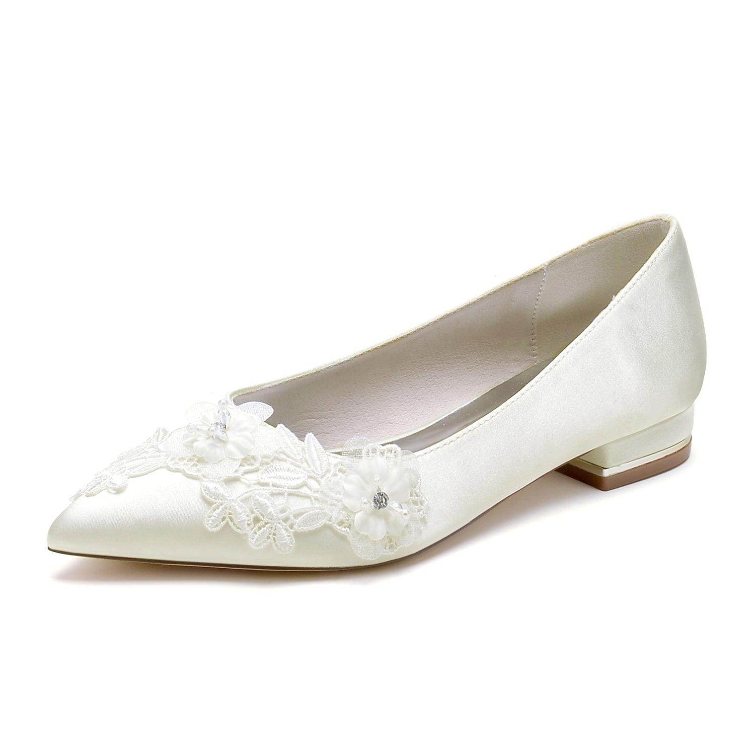 Flat Heel 2.5cm Silk-Like Shoes CK0483