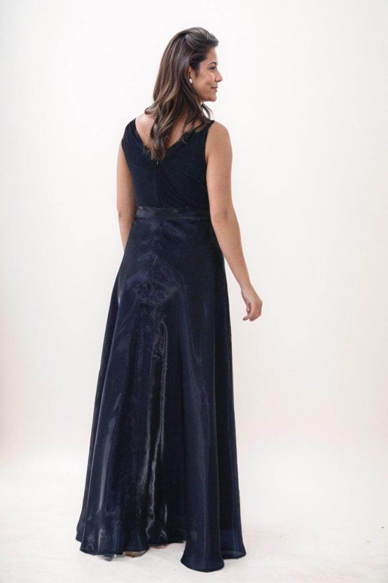 A-line Maxi Chiffon Organza Mother Dress CM0229