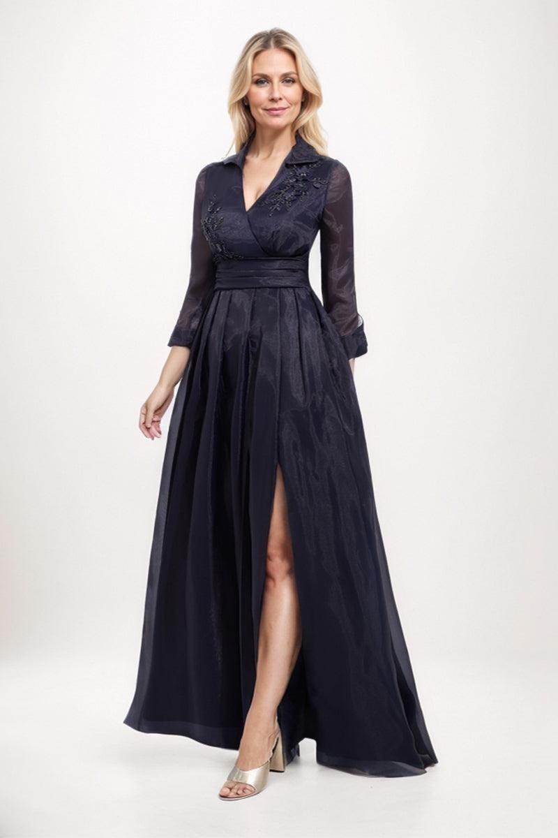 A-Line Maxi Organza Mother Dress CM0235