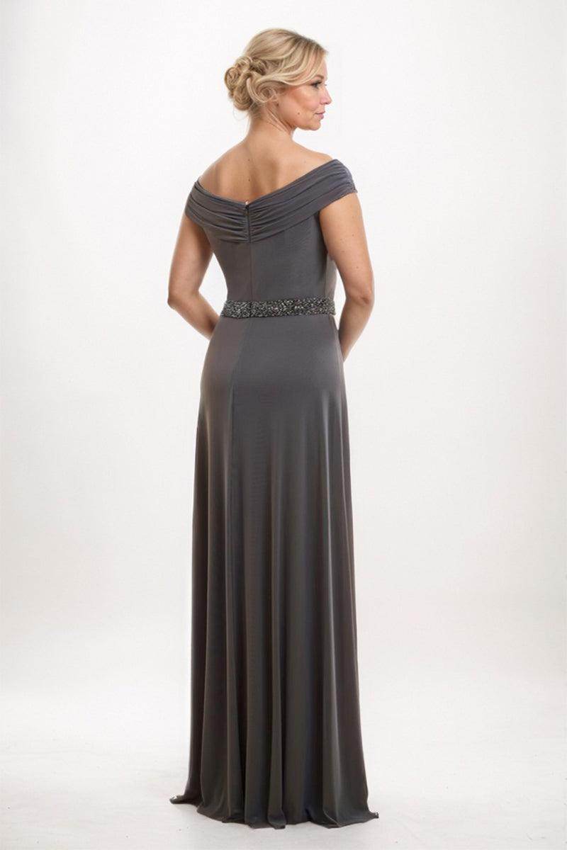 Sheath-Column Maxi Elastic Cloth Mother Dress CM0241