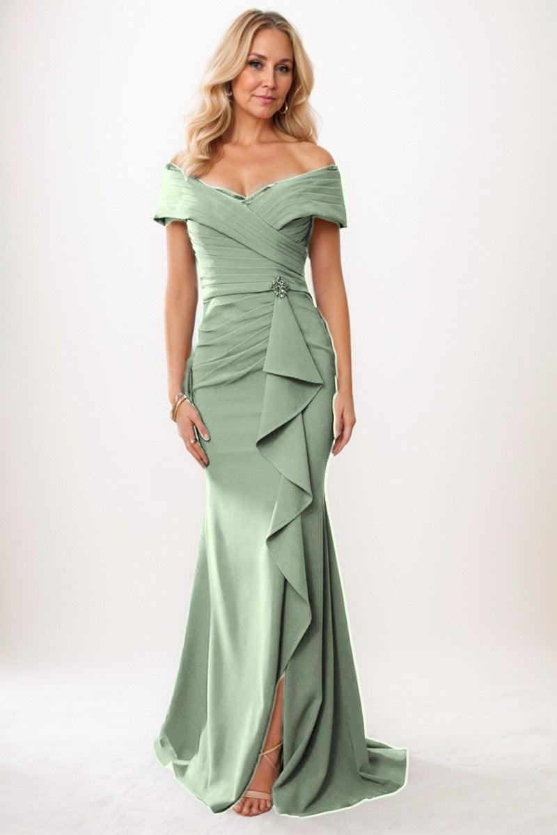 Trumpet-Mermaid Maxi Chiffon Mother Dress CM0245