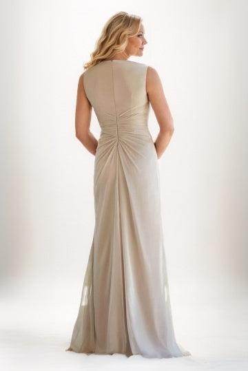 A-Line Maxi Chiffon Mother Dress CM0256