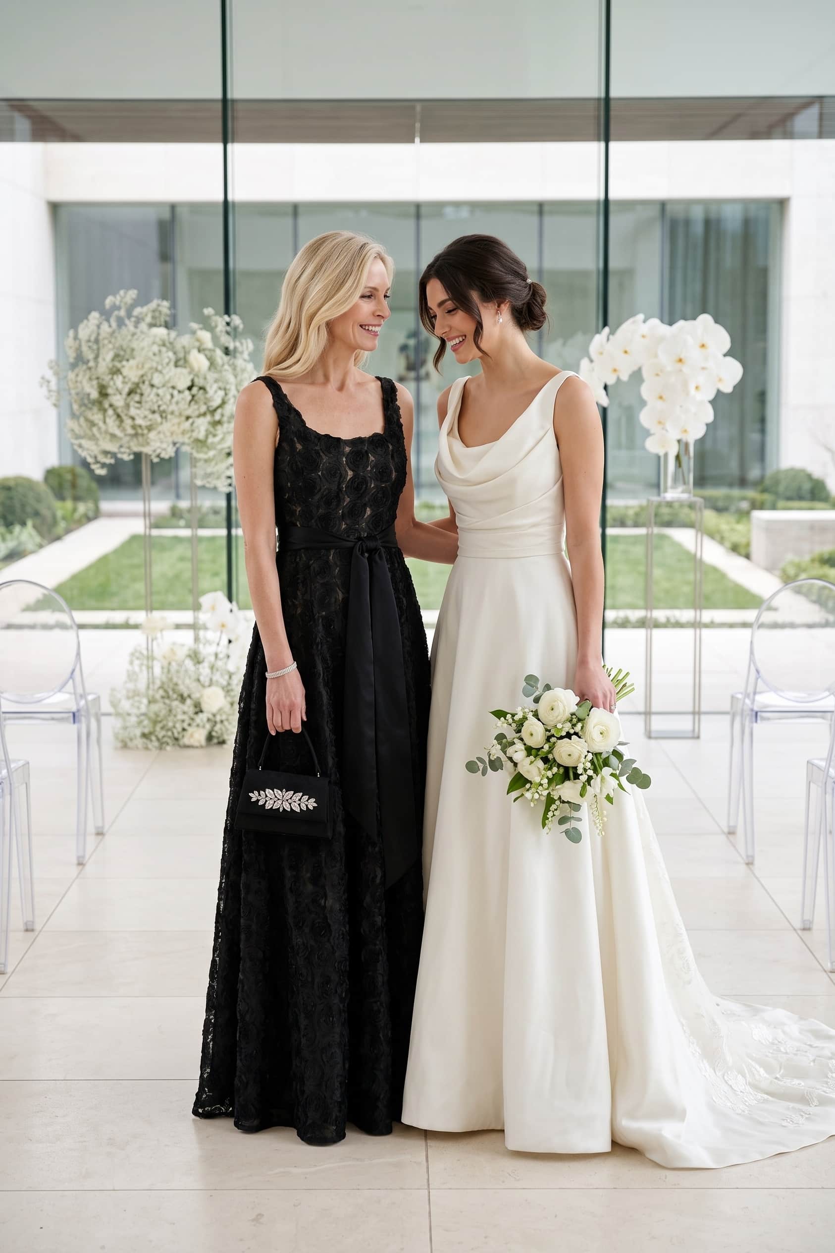 A-Line Maxi Tulle Mother Of The Bride Dress CM0270