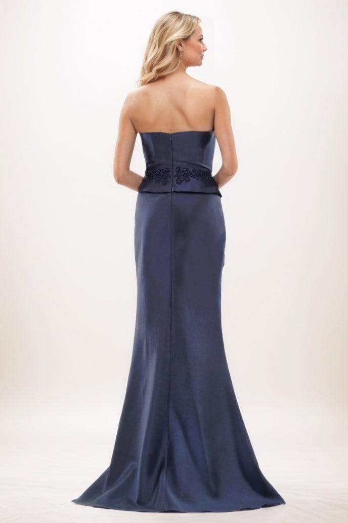 Mermaid Maxi Satin Mother Of The Bride Dress CM0288