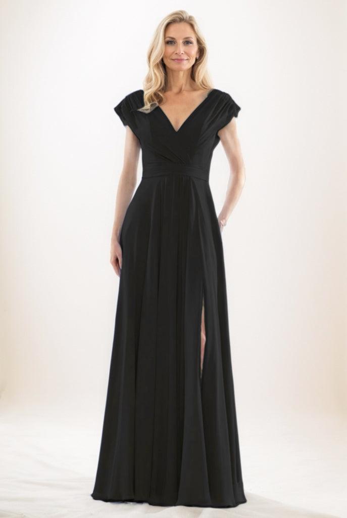 A-Line Maxi Chiffon Mother Of The Bride Dress CM0290