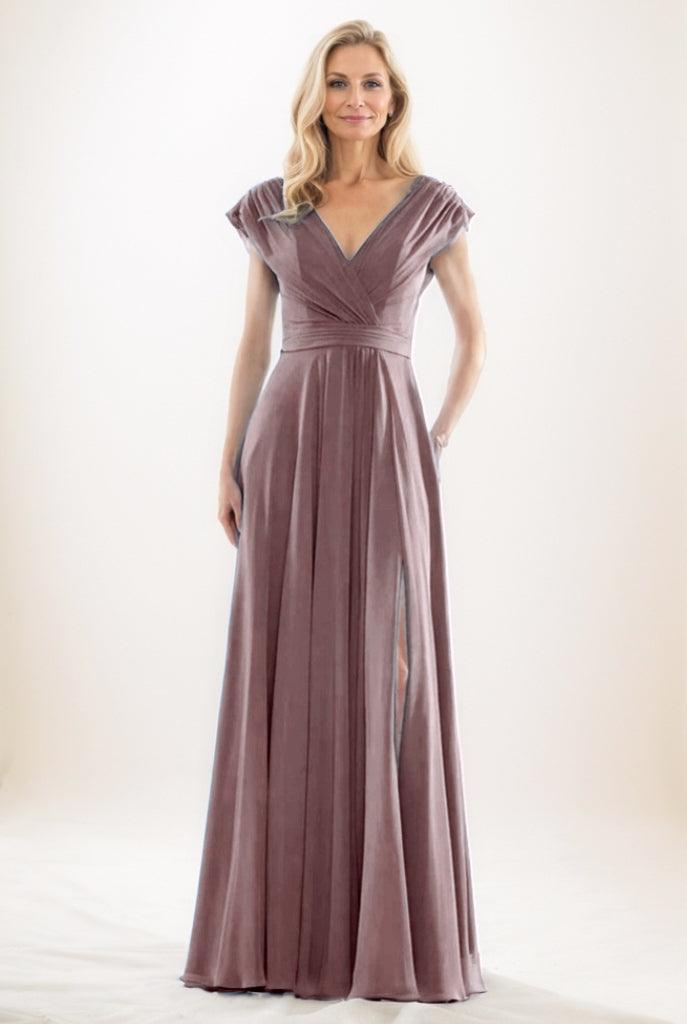 A-Line Maxi Chiffon Mother Of The Bride Dress CM0290