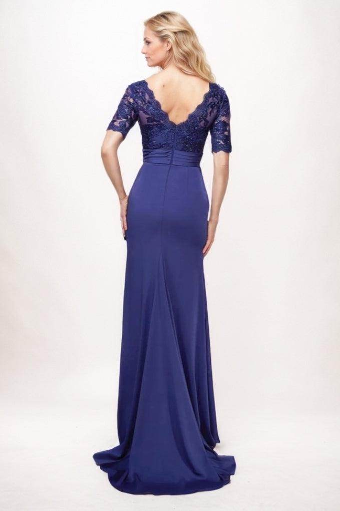 Sheath-Column Maxi Chiffon Mother Of The Bride Dress CM0304