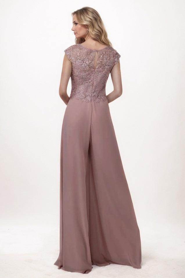 Jumpsuit Maxi Chiffon Mother Of The Bride Dress CM0311