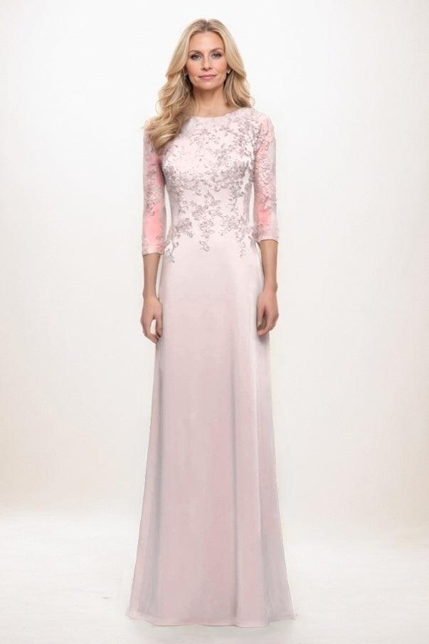 A-Line Maxi Chiffon Mother Of The Bride Dress CM0313
