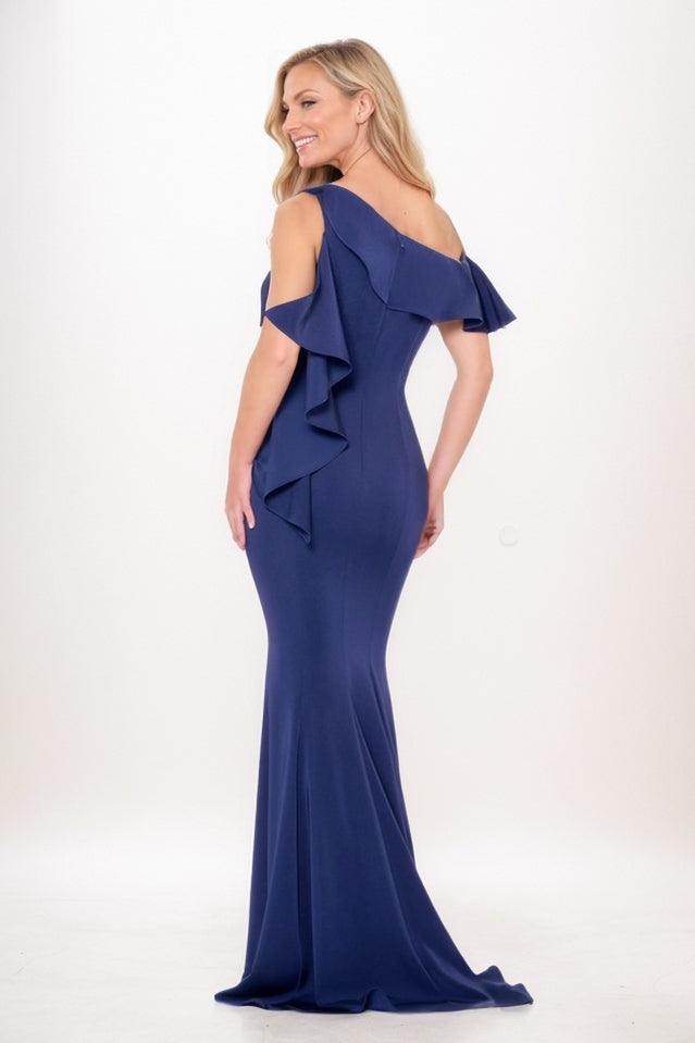 Mermaid Maxi Elastic Silk like Satin Mother Of The Bride Dress CM0315