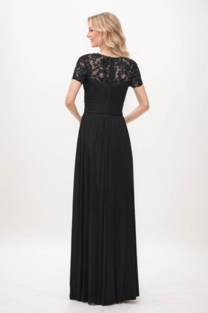 A-Line Maxi Chiffon Mother Of The Bride Dress CM0317