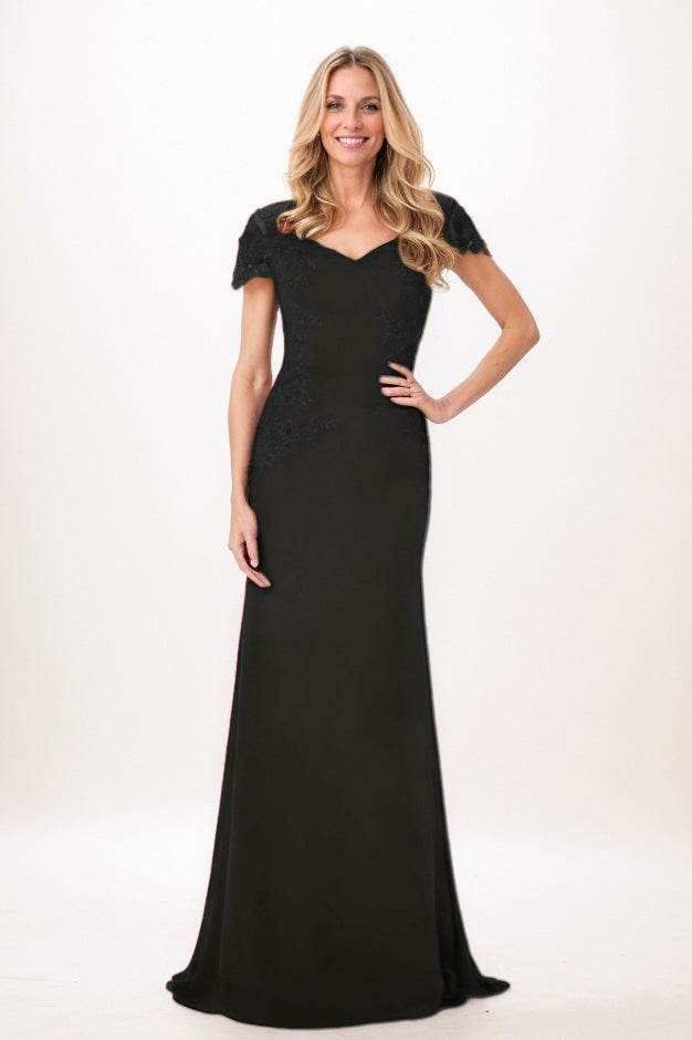 Trumpet-Mermaid Maxi Chiffon Mother Of The Bride Dress CM0321