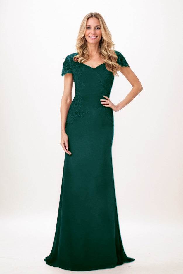 Trumpet-Mermaid Maxi Chiffon Mother Of The Bride Dress CM0321