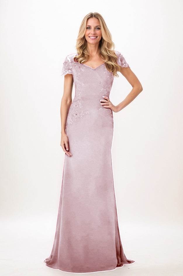 Trumpet-Mermaid Maxi Chiffon Mother Of The Bride Dress CM0321