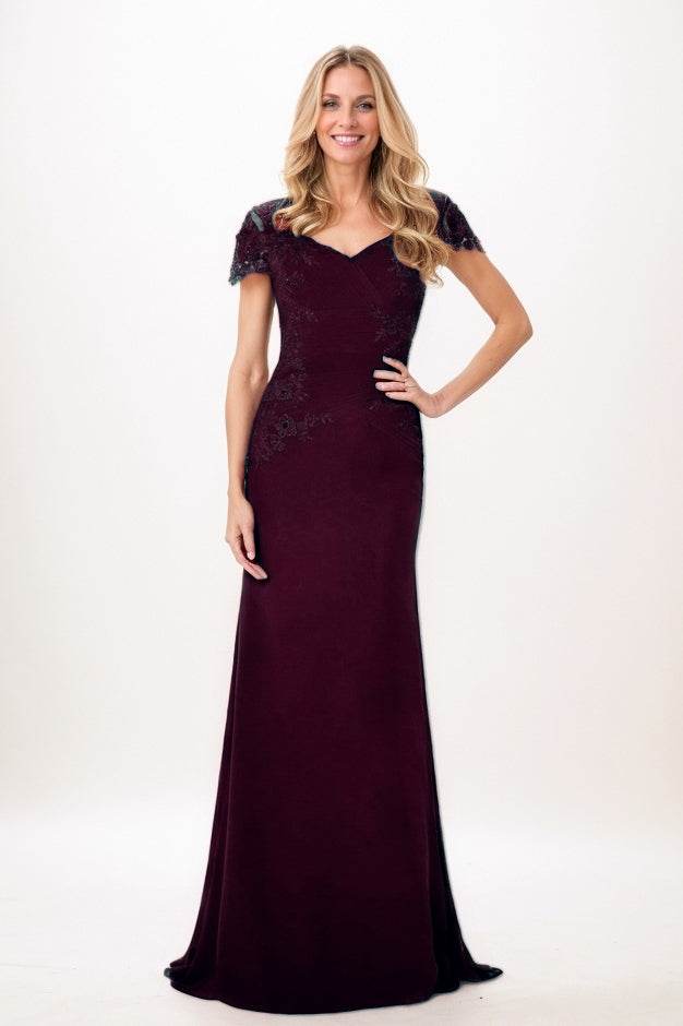 Trumpet-Mermaid Maxi Chiffon Mother Of The Bride Dress CM0321