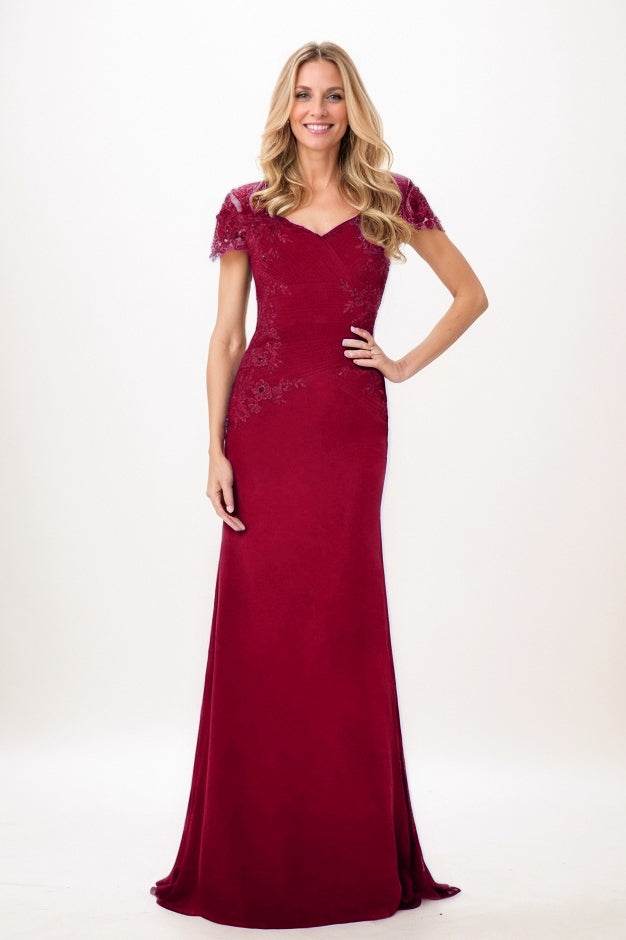 Trumpet-Mermaid Maxi Chiffon Mother Of The Bride Dress CM0321