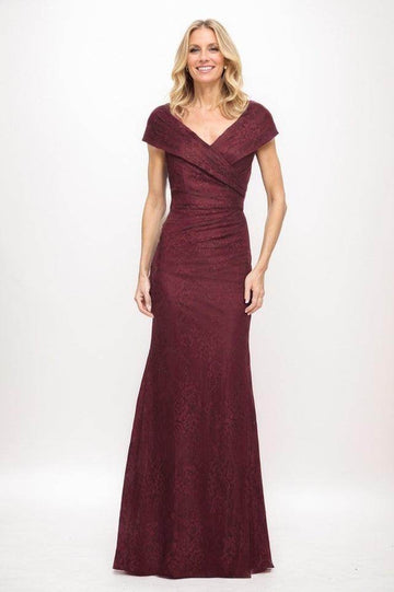 Sheath Maxi Lace Mother Of The Bride Dress CM0325
