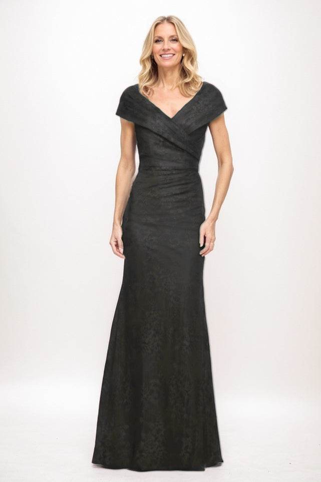 Sheath Maxi Lace Mother Of The Bride Dress CM0325
