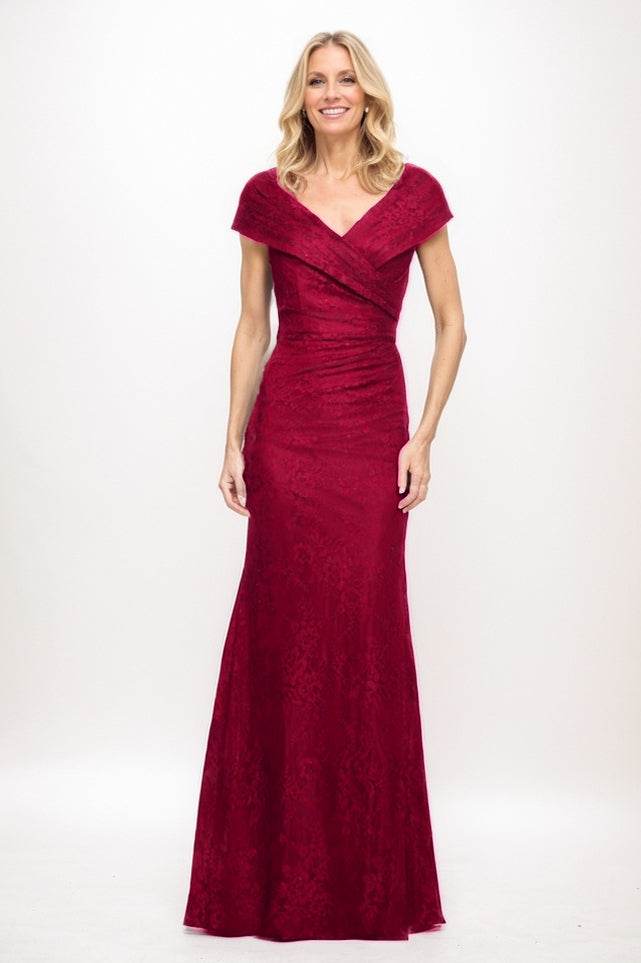 Sheath Maxi Lace Mother Of The Bride Dress CM0325