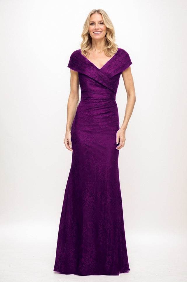 Sheath Maxi Lace Mother Of The Bride Dress CM0325