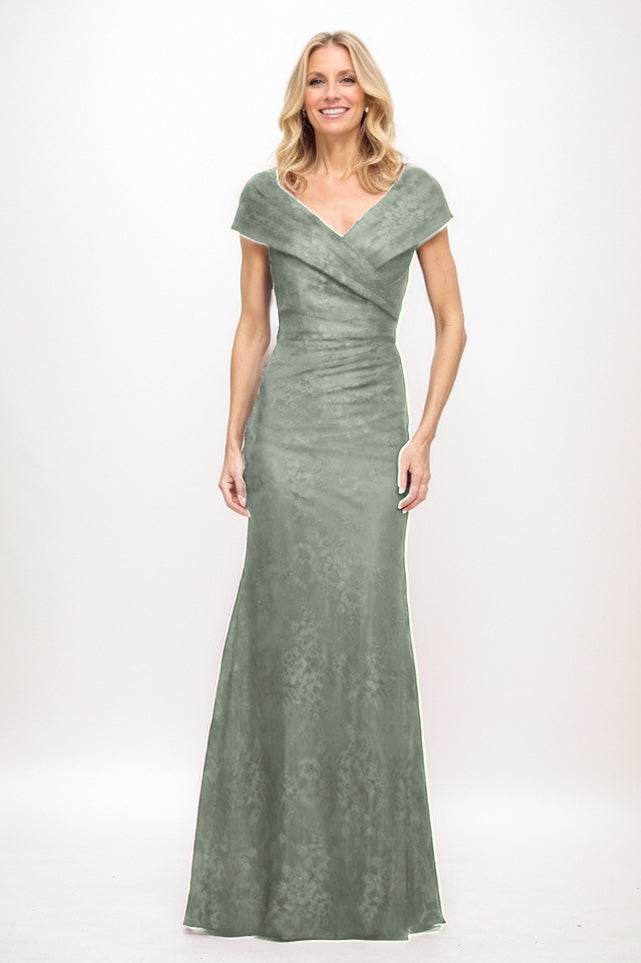 Sheath Maxi Lace Mother Of The Bride Dress CM0325