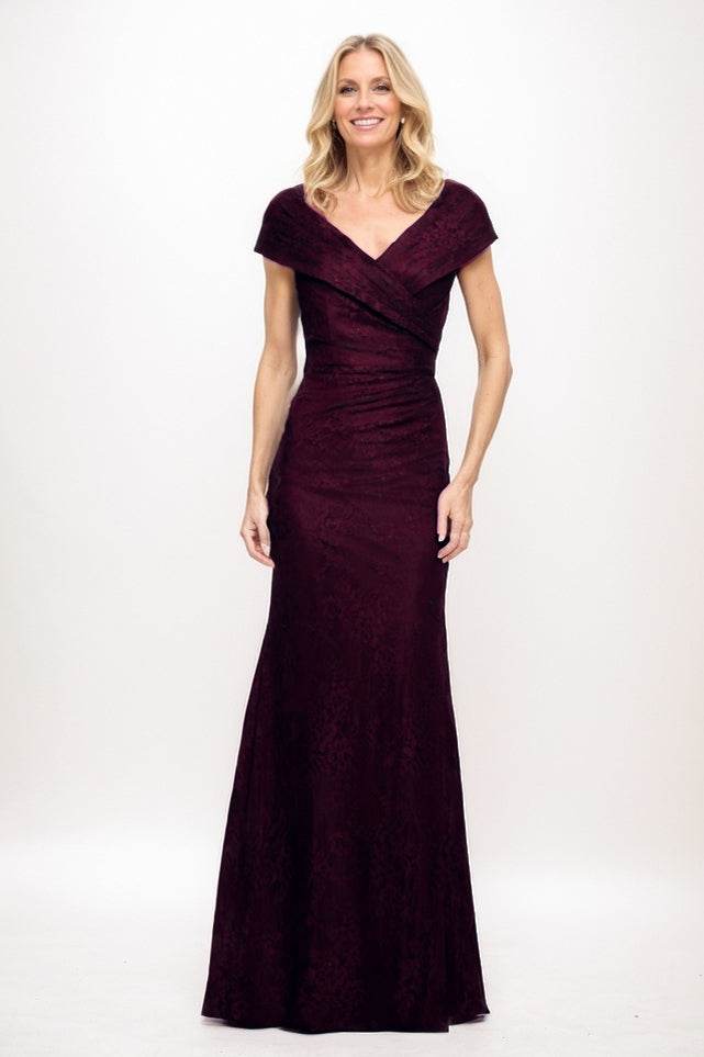 Sheath Maxi Lace Mother Of The Bride Dress CM0325