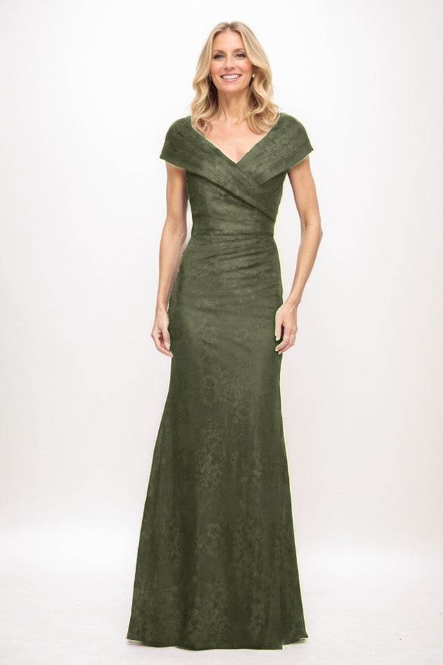 Sheath Maxi Lace Mother Of The Bride Dress CM0325
