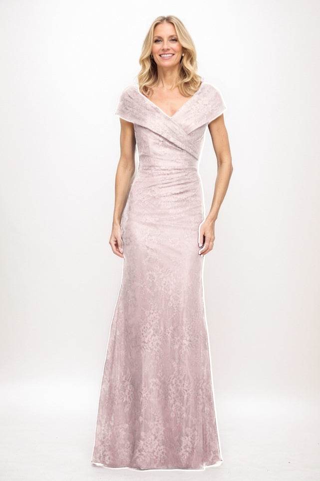Sheath Maxi Lace Mother Of The Bride Dress CM0325